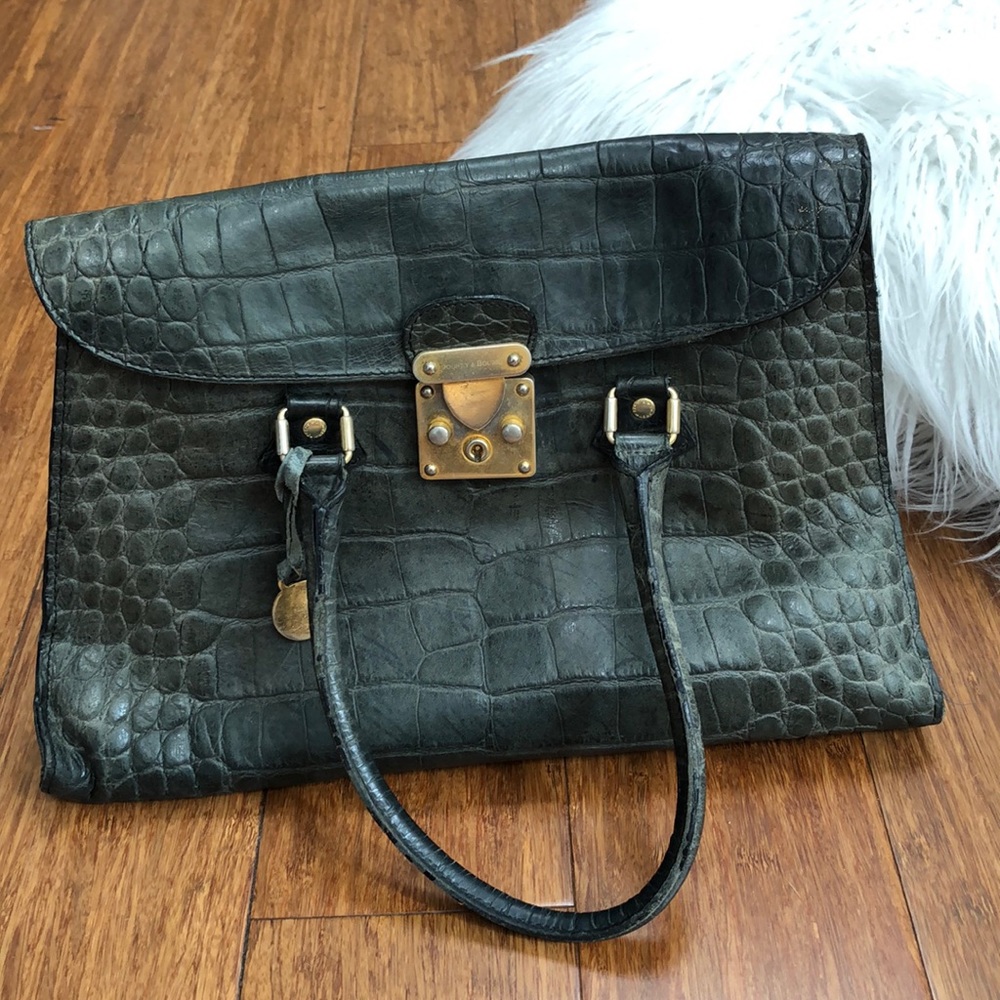 Grey Snake Print Dooney and Bourke purse